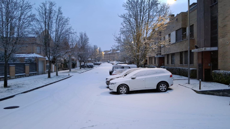 Fotos de la nevada del Día de Reyes en Navarra