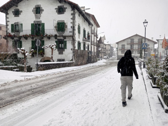 Fotos de la nevada del Día de Reyes en Navarra