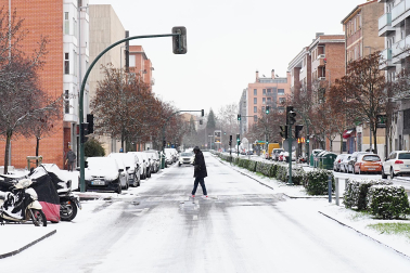 Fotos de la nevada del Día de Reyes en Navarra