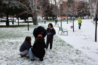 Fotos de la nevada del Día de Reyes en Navarra