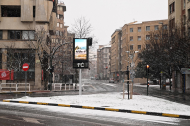 Fotos de la nevada del Día de Reyes en Navarra