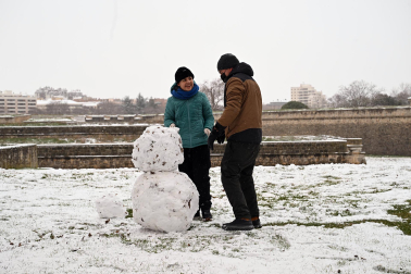 Fotos de la nevada del Día de Reyes en Navarra