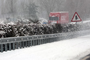 Fotos de la nevada del Día de Reyes en Navarra