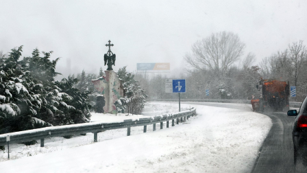 Fotos de la nevada del Día de Reyes en Navarra