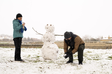 Fotos de la nevada del Día de Reyes en Navarra
