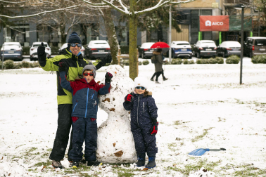 Fotos de la nevada del Día de Reyes en Navarra