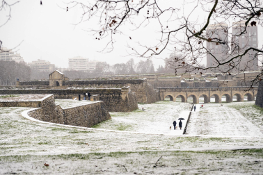 Fotos de la nevada del Día de Reyes en Navarra
