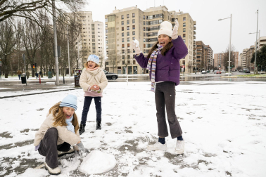 Fotos de la nevada del Día de Reyes en Navarra