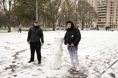 Fotos de la nevada del Día de Reyes en Navarra