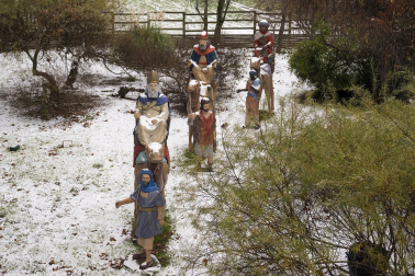 Fotos de la nevada del Día de Reyes en Navarra