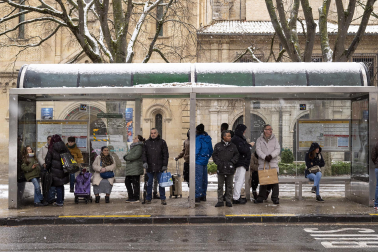 Fotos de la nevada del Día de Reyes en Navarra