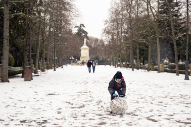 Fotos de la nevada del Día de Reyes en Navarra