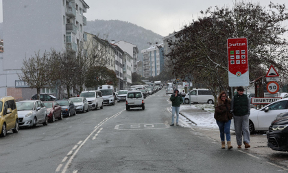 Fotos del temporal de nieve en la A-15 y la A-10