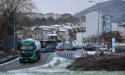 Fotos del temporal de nieve en la A-15 y la A-10