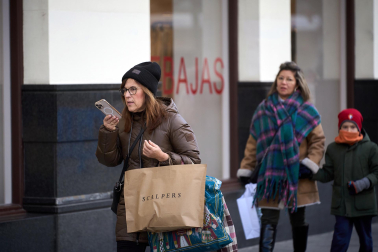 Comienzo de las rebajas de enero en Pamplona