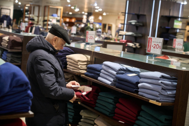 Comienzo de las rebajas de enero en Pamplona