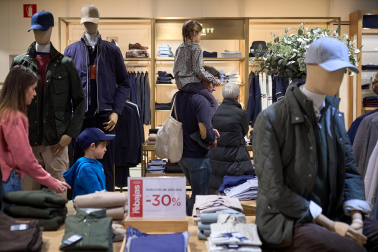 Comienzo de las rebajas de enero en Pamplona