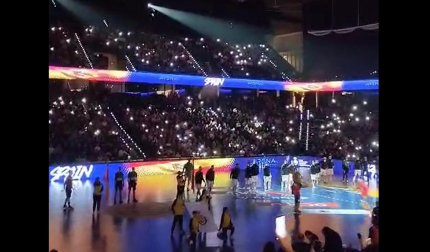 Presentación de los Hispanos en la final del TIE 2026 en el Navarra Arena