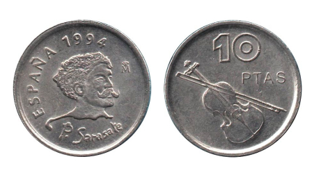 Anverso y reverso de la moneda