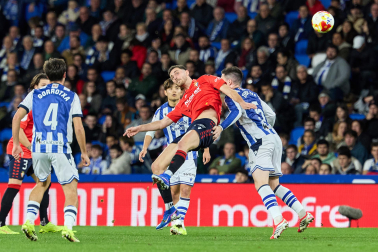 Real Sociedad-Osasuna, octavos de final de la Copa del Rey.