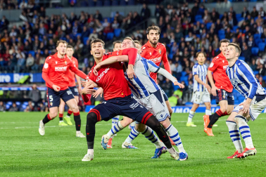 Real Sociedad-Osasuna, octavos de final de la Copa del Rey.