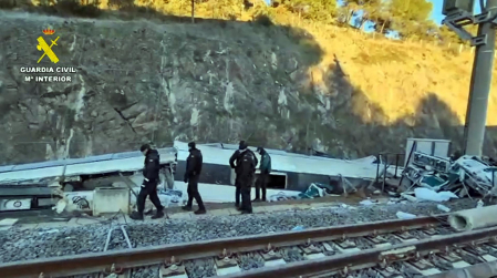 Fotos del accidente mortal ferroviario en Adamuz