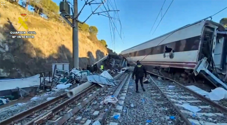 Fotos del accidente mortal ferroviario en Adamuz