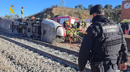 Fotos del accidente mortal ferroviario en Adamuz