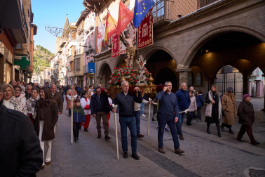 Fotos de la procesión de San Sebastián en Sangüesa