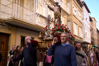 Fotos de la procesión de San Sebastián en Sangüesa