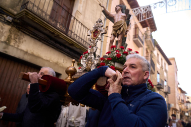 Fotos de la procesión de San Sebastián en Sangüesa