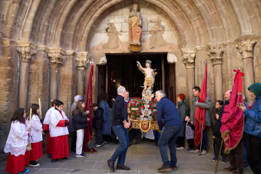 Fotos de la procesión de San Sebastián en Sangüesa