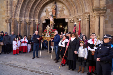 Fotos de la procesión de San Sebastián en Sangüesa