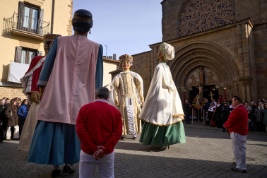 Fotos de la procesión de San Sebastián en Sangüesa