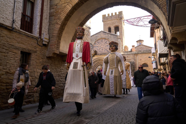 Fotos de la procesión de San Sebastián en Sangüesa