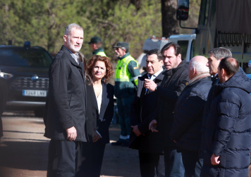 Fotos de la visita de los reyes Felipe VI y Letizia a Adamuz