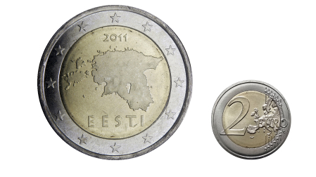Anverso y reverso de la moneda