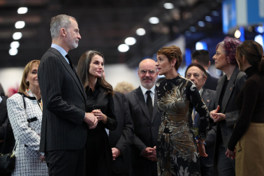 visita de los Reyes al stand de Navarra en Fitur 2026.