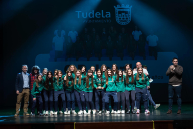 El Teatro Gaztambide de Tudela acogió este domingo, 25 de enero, la Fotos de la entrega de Distinciones Deportivas en Tudela
