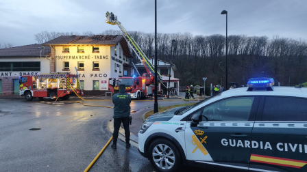 Incendio en una venta de Dantxarinea