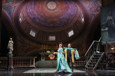 Ensayo general de la ópera 'Tosca' en Baluarte.
