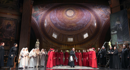 Ensayo general de la ópera 'Tosca' en Baluarte.