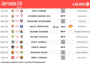 jornada 24 laliga