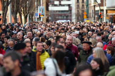 Fotos de la manifestación en Pamplona del sector agrario en contra del acuerdo Mercosur