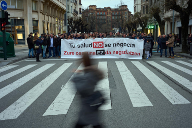 Fotos de la manifestación en Pamplona del sector agrario en contra del acuerdo Mercosur