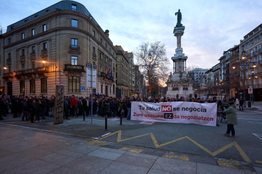 Fotos de la manifestación en Pamplona del sector agrario en contra del acuerdo Mercosur