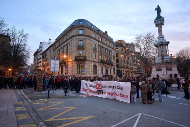 Fotos de la manifestación en Pamplona del sector agrario en contra del acuerdo Mercosur
