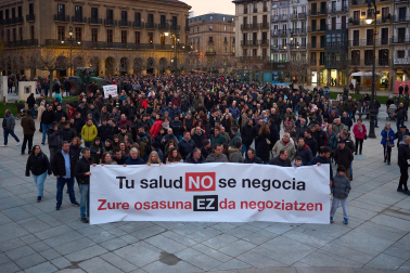 Fotos de la manifestación en Pamplona del sector agrario en contra del acuerdo Mercosur