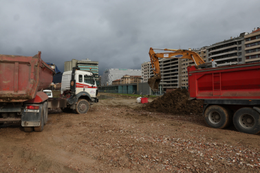 Los camiones, trabajando en el entorno