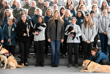 Fotos de la visita de la infanta Sofía al centro de perros guía de la Fundación ONCE